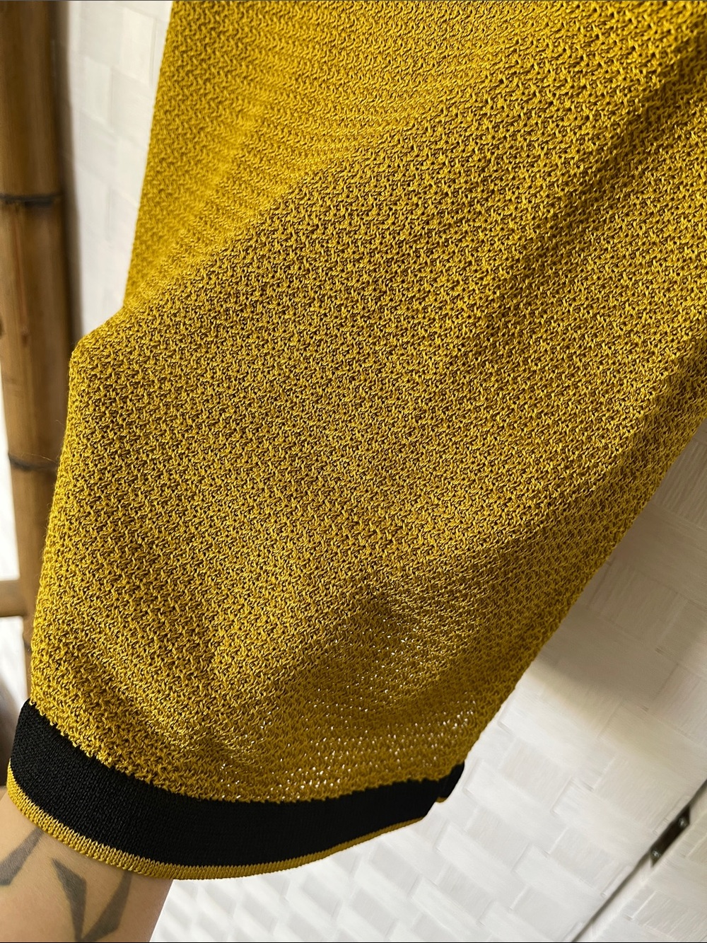 Jones New York Gold Knit Chain Top✨ - Picture 3 of 7